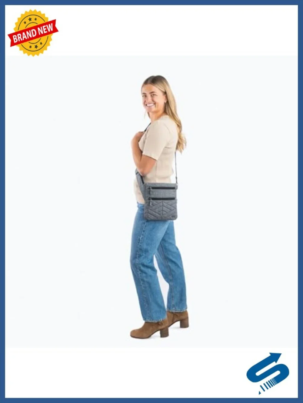 Lug Skipper Crossbody Bag Polyester RFID